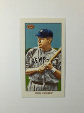 2021 Topps T206 Wave 10 BABE RUTH of New York Yankees Sovereign Back