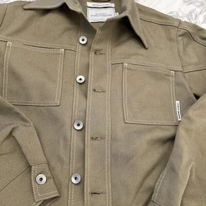 Bianca Saunders X Farah Jean Jacket Style Beige Small Very Rare Brand New - Picture 1 of 12