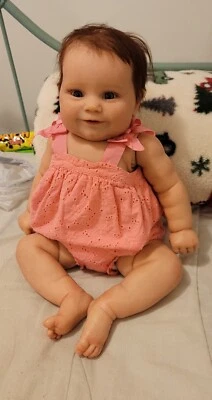 Reborn Baby Maddie by Bonnie Brown 24" 100% Authentic Reborn Realistic Doll New - Image 1 of 4