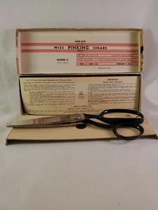 Tijeras Pinking Wiss Modelo C Caja Original Instrucciones Tijeras Costura - Imagen 1 de 6