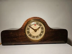 VINTAGE TELECHRON MANTLE CLOCK #3H07 ELECTRIC/1940'S TESTED /WORKING - Picture 1 of 11