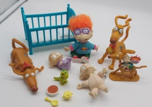 Lot Of Nickelodeon Rug Rat Toys Vintage 1990’s Tommy Chuckie Dil Crib Reptar 10 - Picture 1 of 9