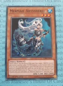 CIBR-EN028 Mermail Abyssnerei Yu-Gi-Oh Card 1st Edition New - Picture 1 of 4