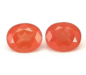 SHOLA Real 10,32 Ct Cobre Natural Naranja Andesino Pareja del Congo - Imagen 1 de 2
