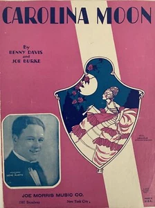 Carolina Moon 1928 Vintage Piano, Guitar Sheet Music Song Book Gene Austin - Picture 1 of 5