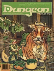 DUNGEON MAGAZINE #12 EXC+! Complete TSR Dungeons Dragons Issue Module Adventure - Picture 1 of 2