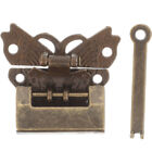 Alloy Retro Lock Antique Bronze Latches Decorative Hasp Keyed Padlocks