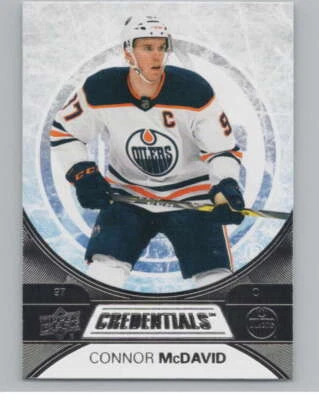 2021-22 Upper Deck Credentials #1 Connor McDavid  Edmonton Oilers V99666 - Image 1 of 3