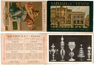 BROCURE SALVIATI MURANO VENEZIA VETRO ITALIAN GLASS MOSAICO MOSAICS primo 900 - Foto 1 di 1