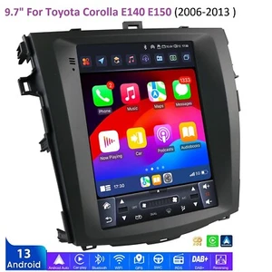 Radio CarPlay GPS navegación RDS Android 12 9,7" para Toyota Corolla E140 E150 2006-2013 - Imagen 1 de 17