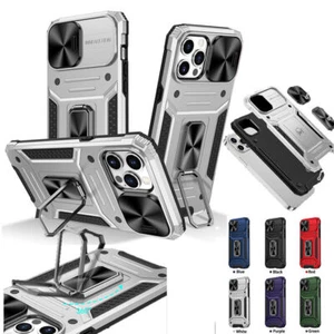 Phone Case Magnetic Bracket Outdoor Shockproof For iPhone 15 Pro Max 14 13 12 - Picture 1 of 8
