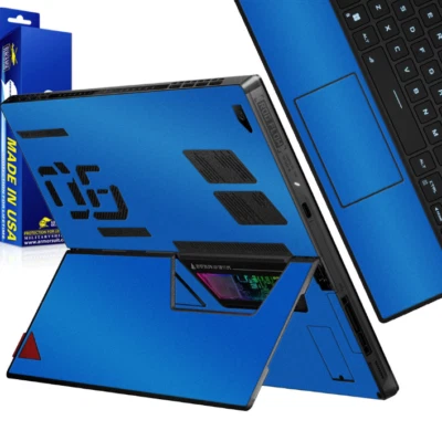 Armorsuit MilitaryShield Matte Blue Metallic Skin Wrap Film ASUS ROG Flow Z13 - Image 1 of 4