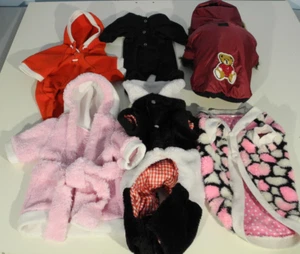 Paquete de ropa para perros pequeños Yorkie Chihuahua juguete razas seis trajes + portador suave - Imagen 1 de 10