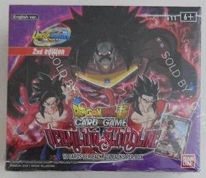 DRAGON BALL SUPER JCC - SERIE UNISON WARRIOR - CAJA DE REFUERZO DE LÍNEA DE SANGRE BERMILLION - Imagen 1 de 9