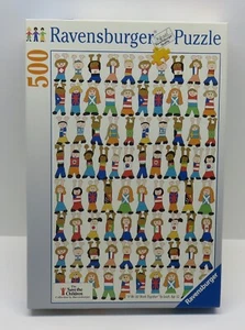 2002 Ravensburger - Wenn wir zusammenarbeiten - 500 Stück Puzzle - Save The Children - Bild 1 von 8