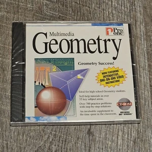 Geometry Pro One Multimedia Interactive CD-ROM 1995 New - Picture 1 of 3