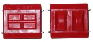 Prothane 7-506 Polyurethane GM Motor Engine Mount Bushings (Pair - Red) - Bild 1 von 1