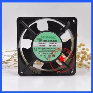 NMB-MAT 4715MS-20T-B50 12038 AC200V 50/60Hz 15/13W 12CM Cooling Fan - Bild 1 von 4