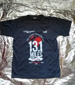 Puma Great Birmingham Run 2016 Finisher Running T Shirt Mens Medium - Picture 1 of 1