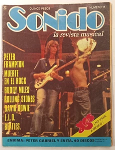 SONIDO MAGAZINE No 14 DECEMBER 1977 ROLLING TONES / ELO + MIGUEL BOSE'S POSTER - Picture 1 of 7