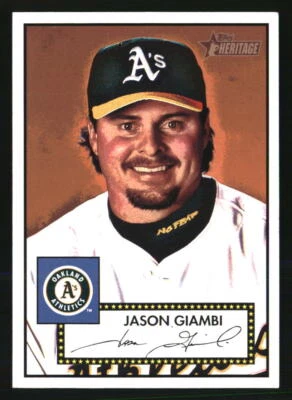 Jason Giambi 2001 Topps Heritage #77 BASEBALL Card - Image 1 of 2
