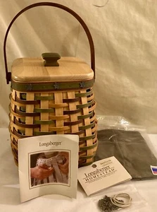 Longaberger Korb Heritage Days 2006 Homestead mit Deckel Liner Protector Tie-On - Bild 1 von 8