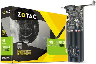 Zotac GeForce GT 1030 2GB 64BIT GDDR5 Low Profile Graphics Card GPU - Image 1 of 4