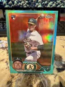 2023 Topps Chrome Update Series - Mason Miller #USC129 Aqua Refractor /199 (RC) - Picture 1 of 2