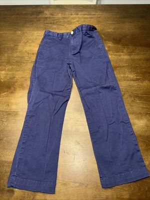 EUC Vineyard Vines Boys Navy Blue Chino Pants Size 7 Adjustable Waist - Image 1 of 4