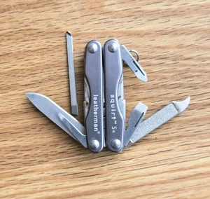Leatherman Squirt S4 grau Messer mit Original Pinzette nicht mehr produziert Multi-Tool  - Bild 1 von 8