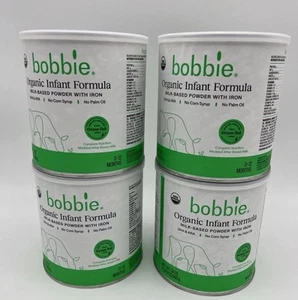 (4) Bobbie Organic Infant Formula Milk-Based Powder Iron 24oz/680g 4/1/26 - Picture 1 of 2