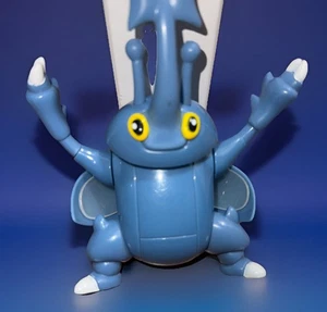 Rare Vintage 2001 Hasbro Nintendo Pokemon Heracross Action Figure Wing Open Clos - Bild 1 von 5