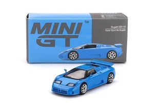 Mini GT 1:64 BUGATTI EB110 SUPER SPORT BLUE BUGATTI 1995 TSM - MGT00890-L - Foto 1 di 4
