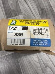 Arlington 830 1/2" EMT Druckkupplung *Box von 49* #4019B96PR3SI - Bild 1 von 4