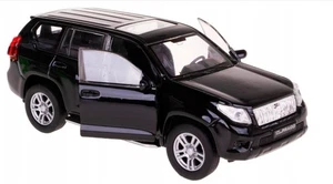 Toyota Land Cruiser Prado Car Model Black Toy Diecast 1:34-1:39 Scale Welly - Picture 1 of 5