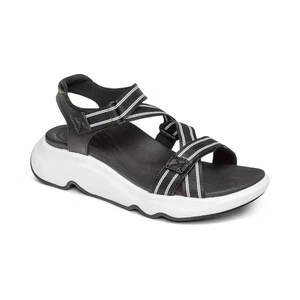 Aetrex Marz Adjustable Black Sport Sandals 3317 Size 9-9.5 US (40 EU) - Picture 1 of 5