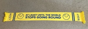 Leeds United Promotion 2025 Scarf ‘At Least Until The World Stops Going Round’ - Picture 1 of 1