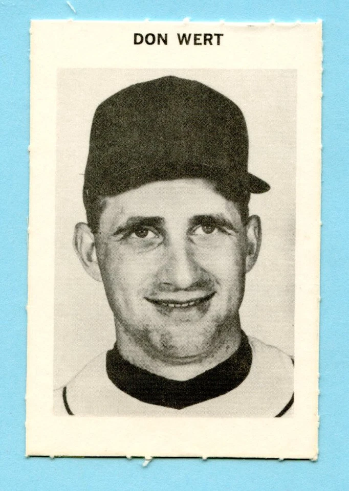 1972 Milton Bradley #363 Don Wert Box 705 -711 - Image 1 of 1