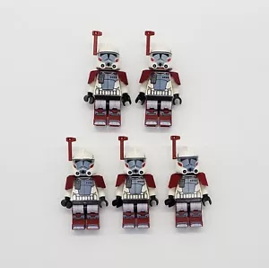 Lot of 5 Lego Star Wars Arc Trooper Minifigure 9488 READ Elite Clone Trooper - Picture 1 of 4