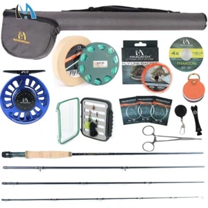 2/3/4WT Nymph Fly Fishing Rod Kit 10FT Moderate Fast Action Nymph Fly Rod combo - Picture 1 of 9