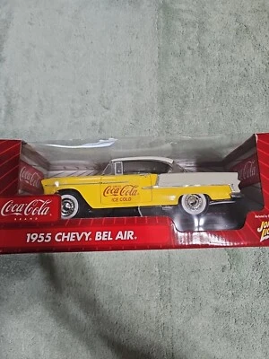 JOHNNY LIGHTNING COCA-COLA 1955 CHEVY BEL AIR 1:18 SCALE DIE CAST - Image 1 of 4