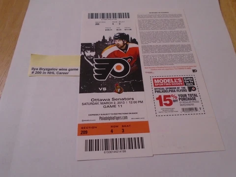 Ilya Bryzgalov Wins Game # 200 in his NHL Career  Philadelphia Flyers Cover