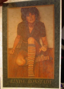 LINDA RONSTADT AÑOS 70 VINTAGE ROCK & ROLL HIERRO EN TRANSFERENCIA B-20 - Imagen 1 de 2