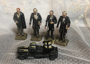 Lot of 4 Marx 1960's President figures 2 polk Roosevelt Lincoln & kidco car - Picture 1 of 5