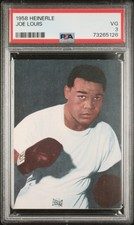 PSA 3 VG Joe Louis 1958 Heinerle #NNO Rare Trading Card Champion