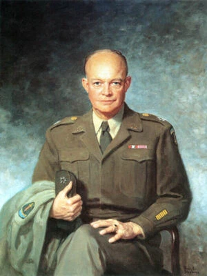 DWIGHT D. EISENHOWER  USA AMERICAN PRESIDENT PORTRAIT REPRODUCTION - Image 1 of 3