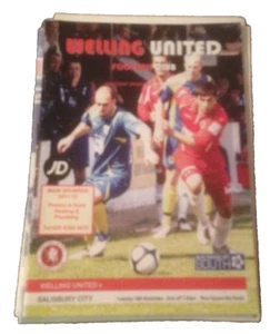 WELLING UNITED V SALISBURY CITY - BLUE SQUARE BET SOUTH - 15/11/2011 - Picture 1 of 1