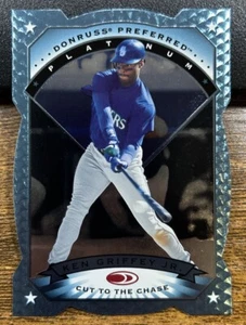 Ken Griffey Jr 1997 Donruss Preferred Platinum Cut to the Chase DieCut #2 HOF - Picture 1 of 2