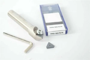 45° 1mm-20mm Taladro de biselado Soporte para herramientas TP45 C16-20-110+TPKN1603 PDTR insertos - Imagen 1 de 9