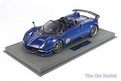 BBR Pagani Huayra BC Fibra de Carbono Azul - Limitado 48 piezas con Vitrina 1/18 Foto 1 de 4